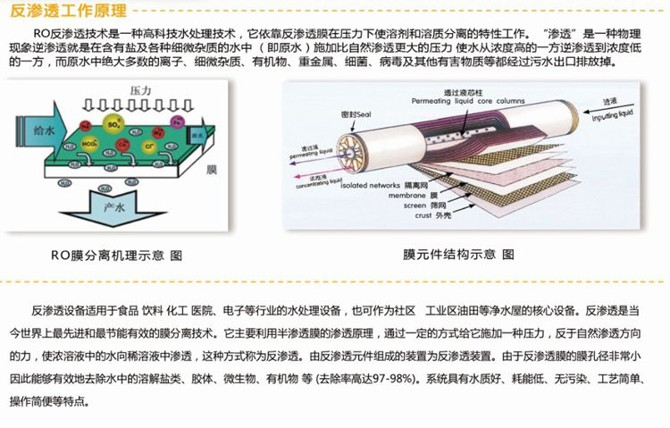 0.5T反滲透水處理設(shè)備簡易機